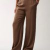 Lexington Livia wide-leg pants, brown