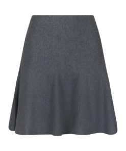 Neo Noir Hanna knit skirt - skjørt - grey melange
