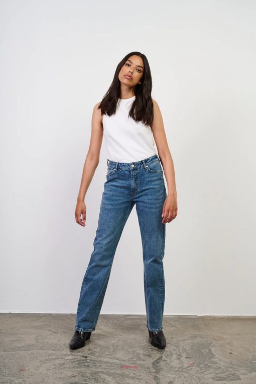 IVY copenhagen - Lulu jeans wash convent garden, denim blue - dongeribukse