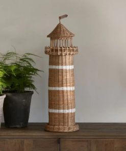 Rustic Rattan Lighthouse