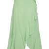 Y.A.S Yastammi hw midi wrap skirt - omslagsskjørt - green