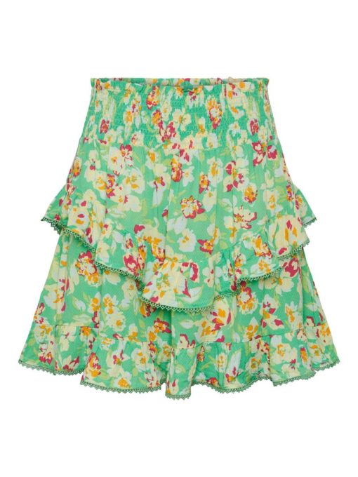 Y.A.S Yasuria HW skirt, poison green/uria print