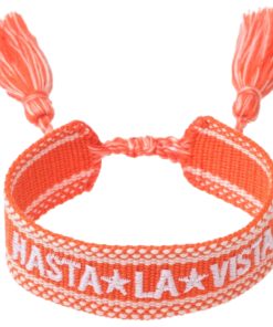 DARK Woven bracelet  hasta la vista - armbånd - orange