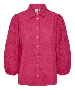Y.A.S Yasholi 3/4 shirt - bluse - pink glo