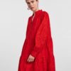 Y.A.S Yasholi ls dress - kjole - fiery red