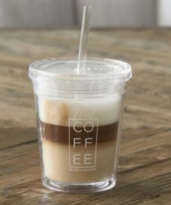 Riviera Maison Ice Cold Coffee To Go Cup & Straw