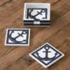 Riviera Maison Shoreline Anchor Coasters 4 pieces