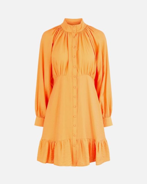 Y.A.S reykjavik ls dress, orange ochre