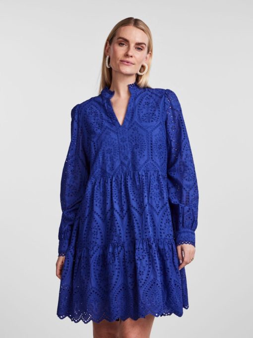 Y.A.S yasholi ls dress - kjole - deep ultramarine