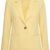 KAFFE - kasakura blazer, pale banana