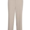 KAFFE KAsakura HW wide Pants, feather gray