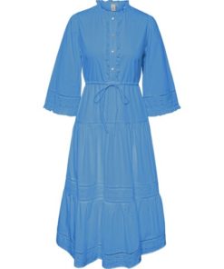Y.A.S yasmelinda 3/4 ankle dress, azure blue