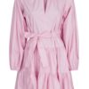 Debbie poplin dress - kjole - pink