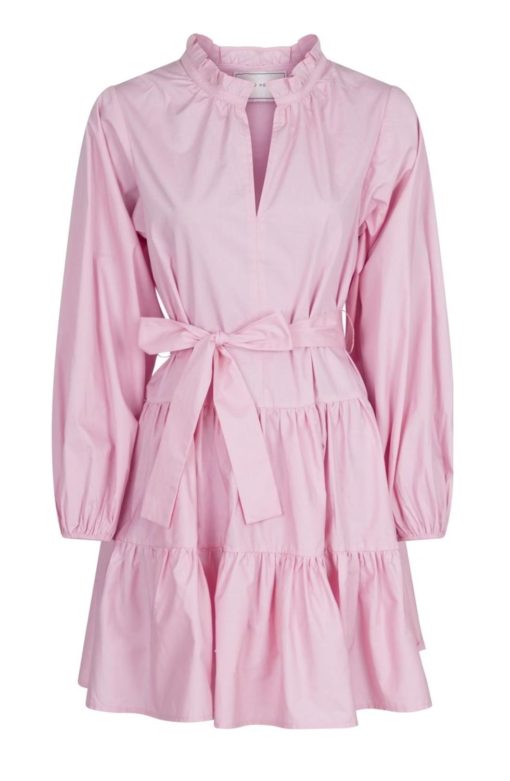 Debbie poplin dress - kjole - pink