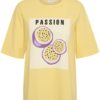 KAFFE KAsimma T-Shirt, pale banana