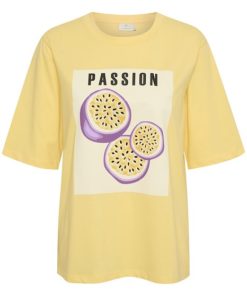 KAFFE KAsimma T-Shirt, pale banana