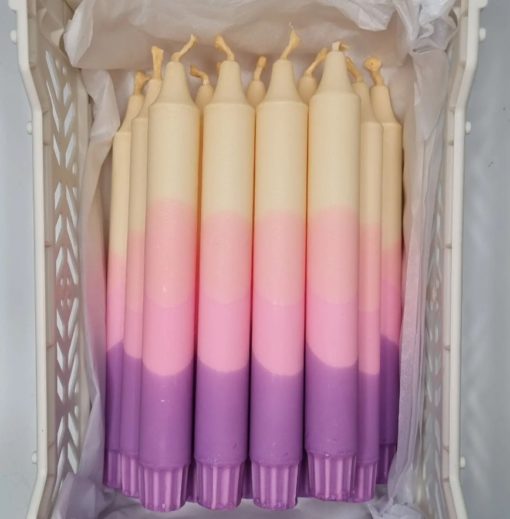 Mrs Miccio 37 - ivory, pink, purple