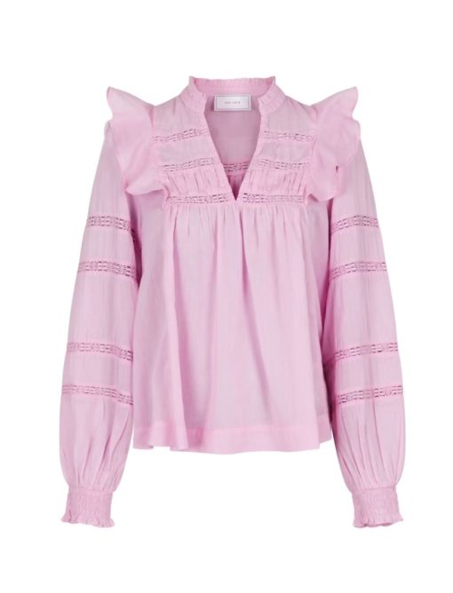 Neo Noir Aroma S Voile Blouse, rose