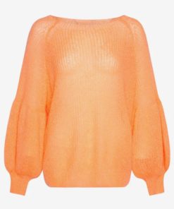 Noella Miko knit sweater, melon
