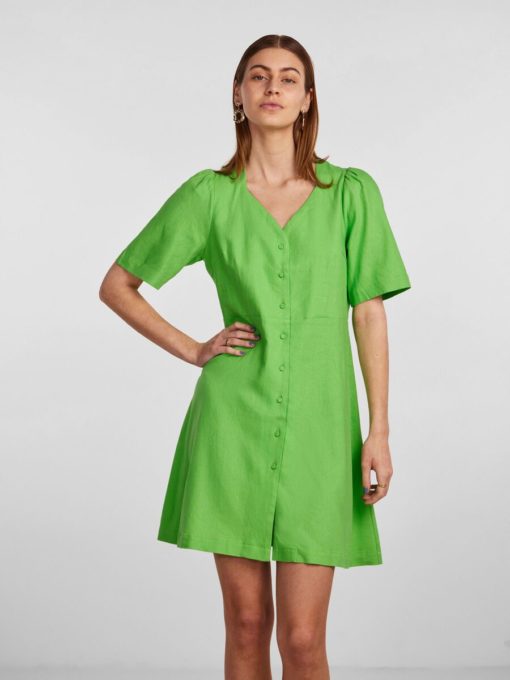 Y.A.S yassummer 2/4 dress, poison green