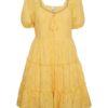 Y.A.S yaskasho 2/4 dress, sunset gold