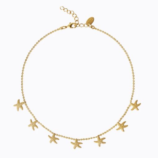 Sea Star Choker, gold