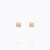 Mini stud earrings, jonquil