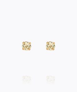 Mini stud earrings, jonquil