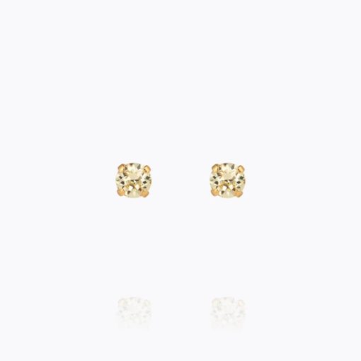 Mini stud earrings, jonquil