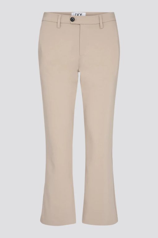 IVY Alice cropped flare pant, latte