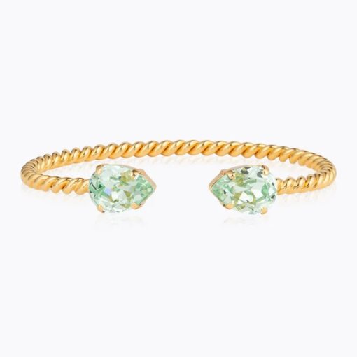 Mini drop bracelet, chrysolite