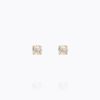 Mini stud earrings, crystal