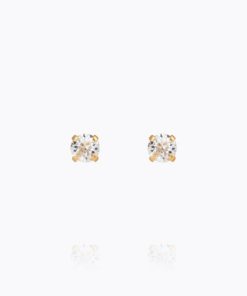 Mini stud earrings, crystal