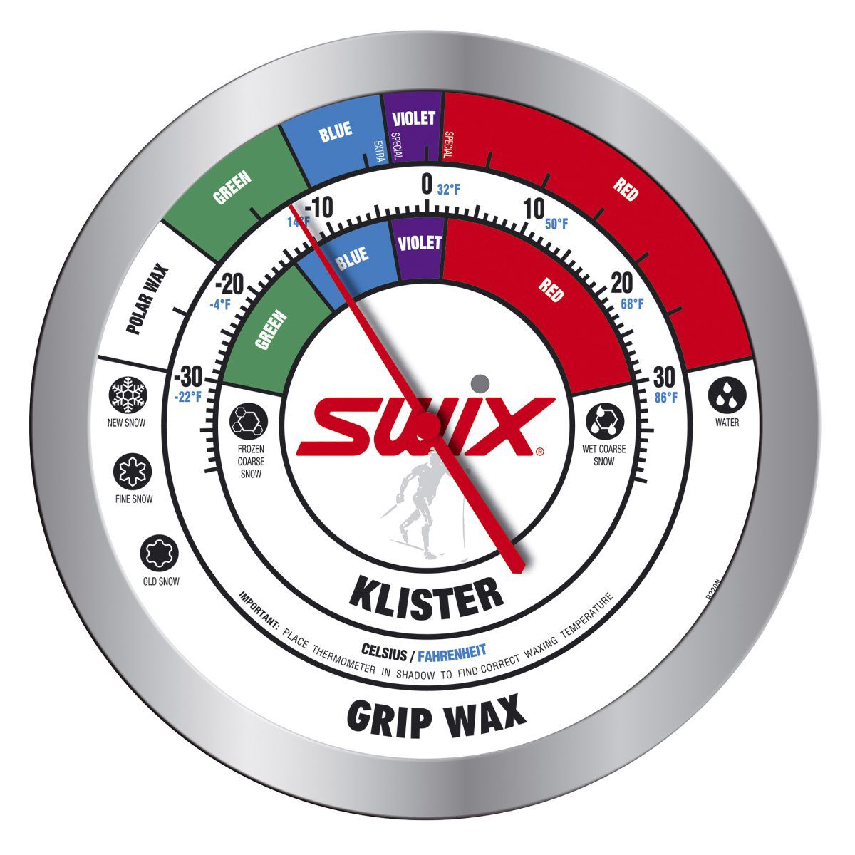 Swix R0220N Round Wall thermometer