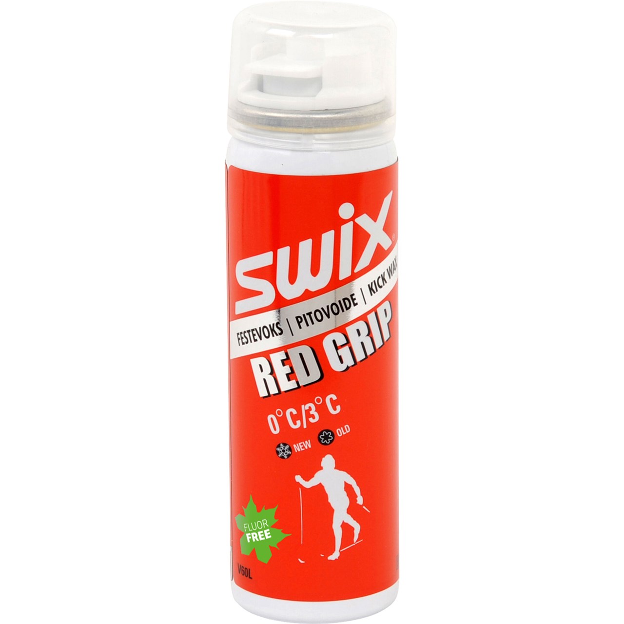Swix  V60LC Red grip spray 0/+3C, 70ml
