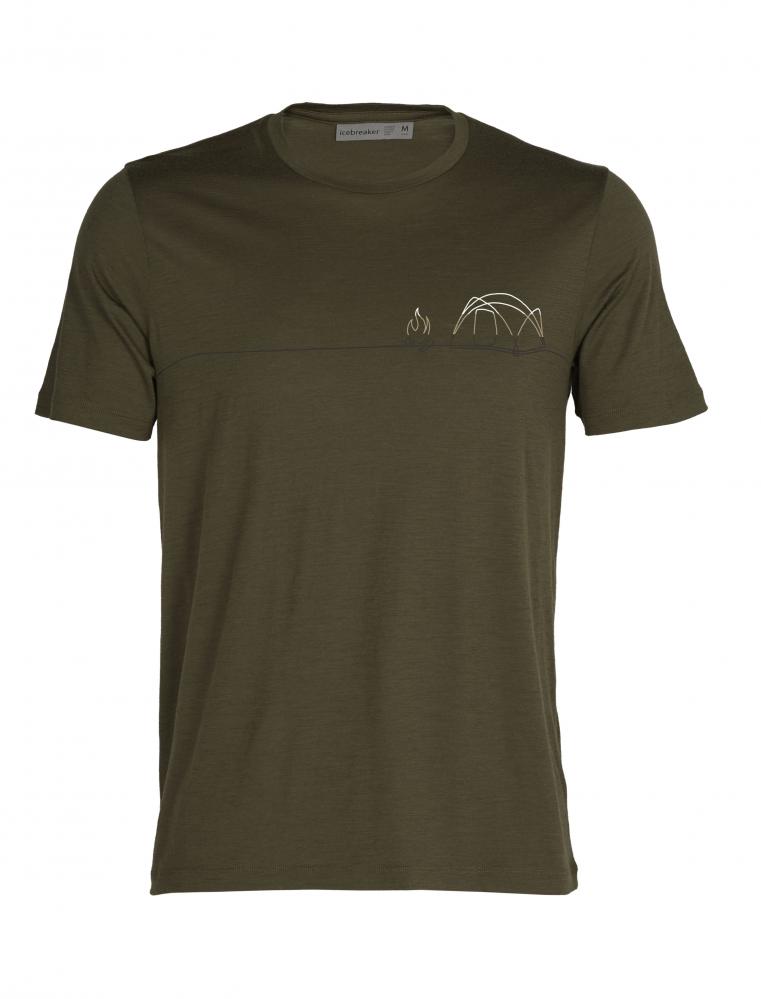 Icebreaker  M Tech Lite Ii Ss Tee Single Line Camp
