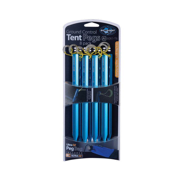Sea To Summit  GROUND CONTROL TENT PEGS (8PK)