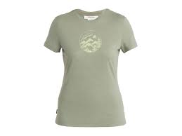 Icebreaker  Women Merino 150 Tech Lite Iii Ss Tee Camping Circle