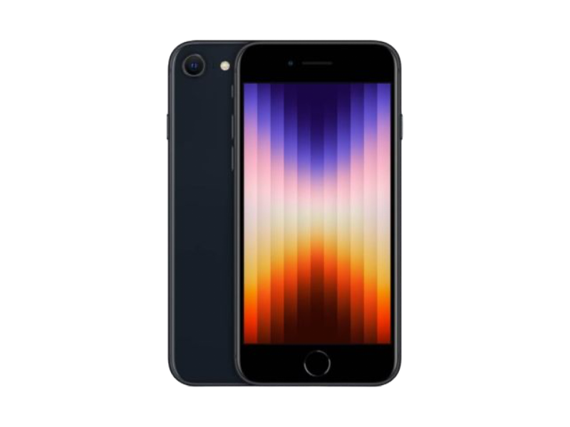 Apple iPhone SE (3. generasjon) ( 2022 )128 GB - Midnattblå