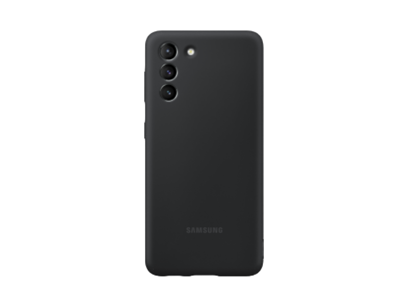 Baksidedeksel for Samsung S21 - Silikon - Svart
