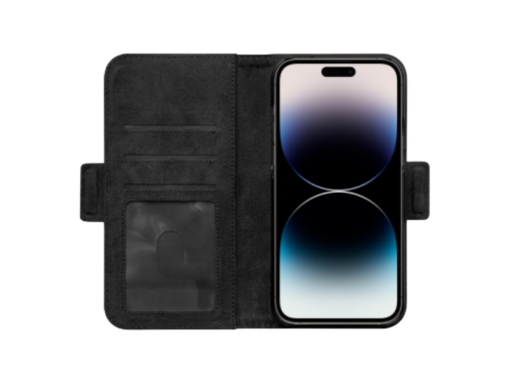 Wallet for iPhone 14 Pro Max - Svart