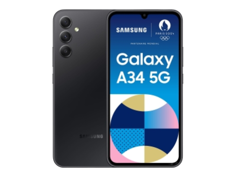 Samsung A34 128GB-5G-Svart
