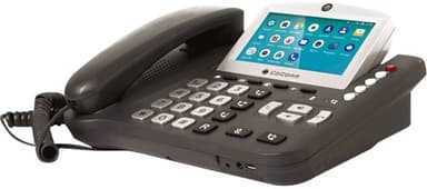 CoComm F840- Trådløs 4G -telefon designet for bedrifter -Svart