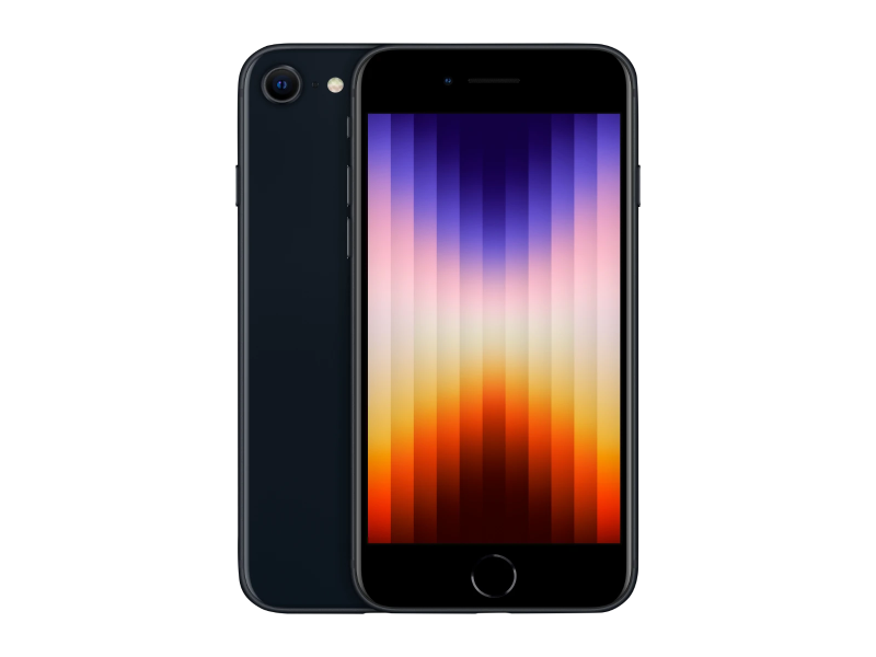 Apple iPhone SE ( 3. generasjon ) 256 GB-Midnattblå