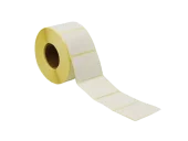 Etiketter uten lim - 78 x 28 mm - gult prisfelt