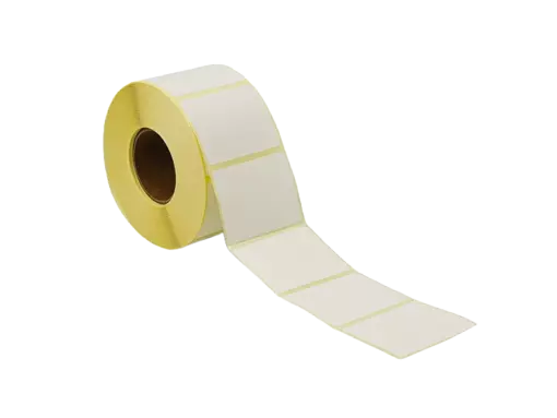 Etiketter uten lim - 78 x 28 mm - gult prisfelt