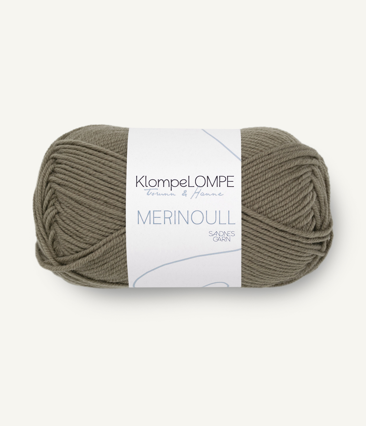 KLOMPELOMPE MERINOULL 9851 Lys støva oliven