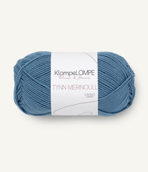KLOMPELOMPE TYNN MERINOULL 6033 Jeansblå