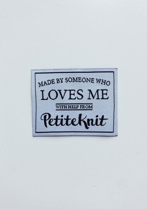 PETITE KNIT MERKELAPP Made By Someone Who loves me... PK