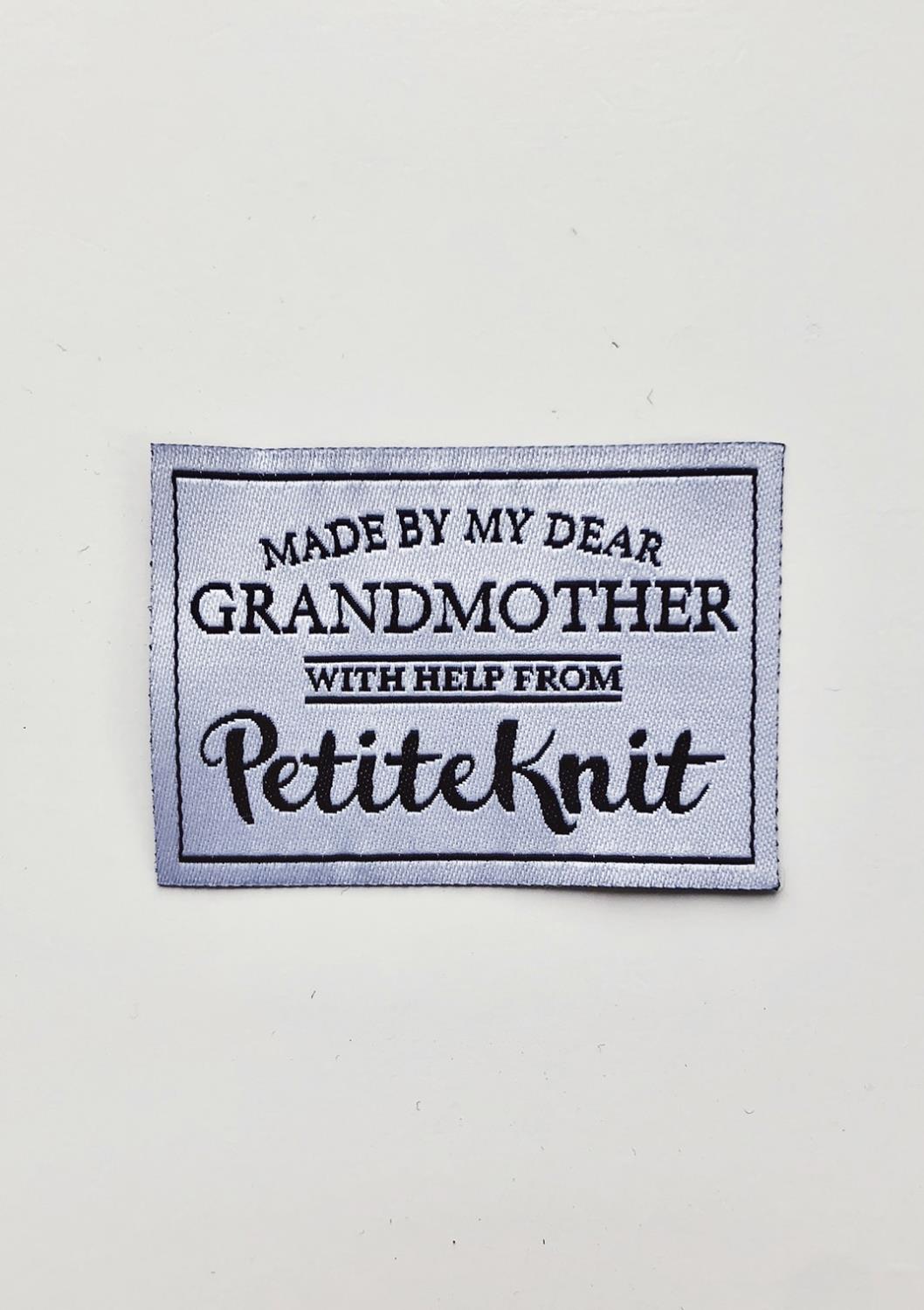 PETITE KNIT MERKELAPP Made By MY Dear Grandmother PK